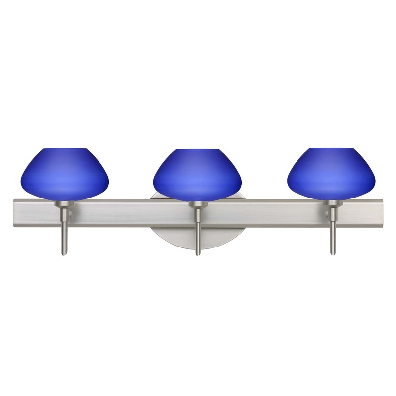 Besa 3SW-541087-SN Peri Three Light Wall Sconce Satin Nickel