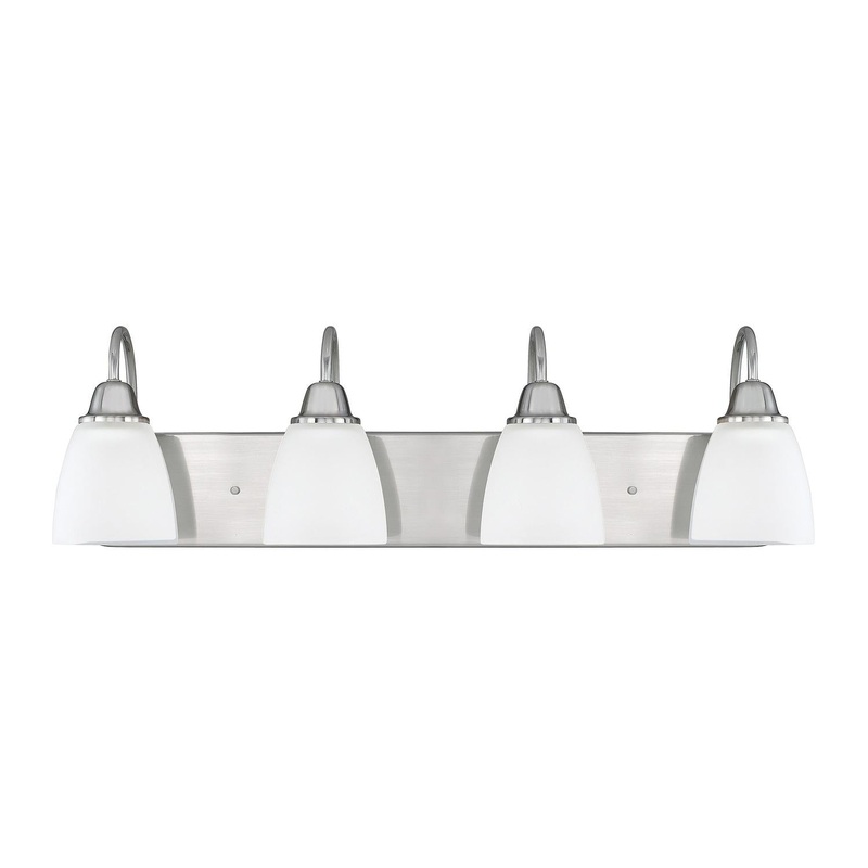Capital Lighting 115141BN-337 Trenton 4 Light Vanity Brushed Nickel