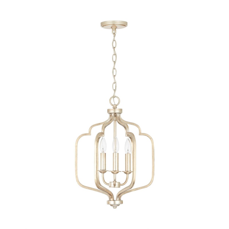 Capital Lighting 538731WG Ophelia 3 Light Foyer Winter Gold