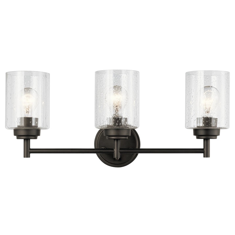 Kichler 45886OZ Three Light Bath, Olde Bronze