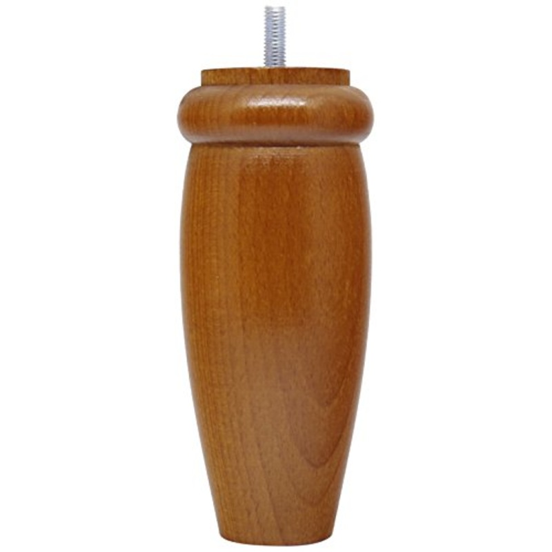 La Fabbrica di Piedi am20170102Gioco di 4Piedi per Letto Olive Legno ciliegio 15x 6x 6cm
