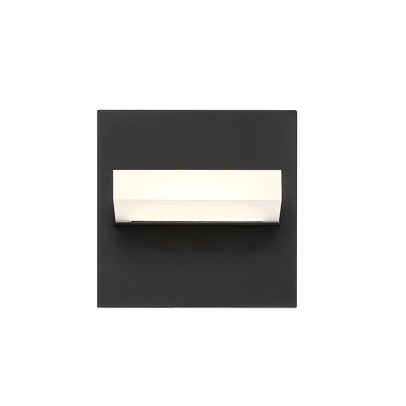 LED Wall Sconce from the Olson Collection in Black Finish by Eurofase
