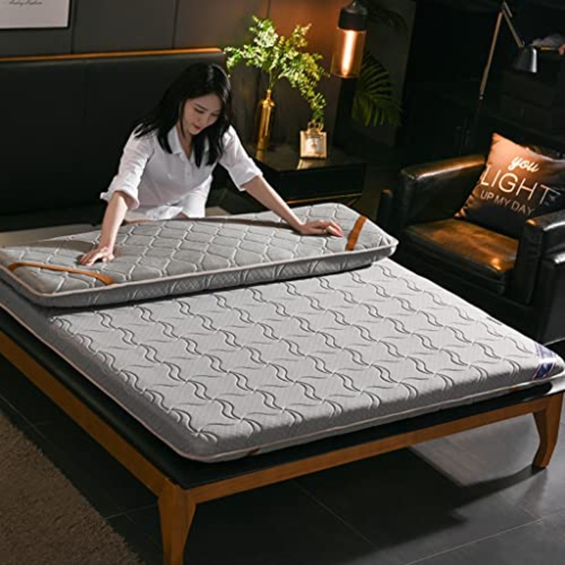 Memory Foam Materasso,Pieghevole Singolo Materasso Tatami Traspirante Alleviare Pressione Topper Dormitori Alberghi Materasso per Letto-B-180x200cm(71x79inch)