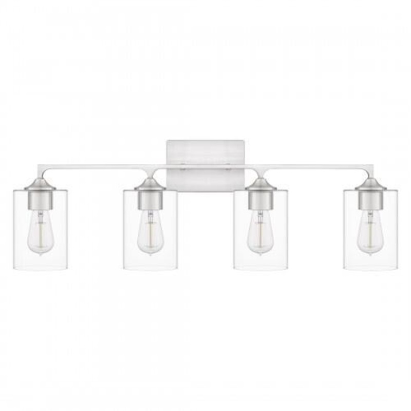 Quoizel PRC8633BN Prescott Bath 4 lights brushed nickel Bath Light