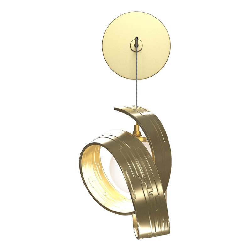 Riza Low Voltage Sconce Modern Brass