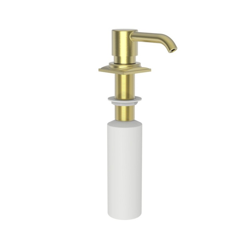 Soap Dispenser Adams Satin Brass PVD Deck Mount Brass Pump