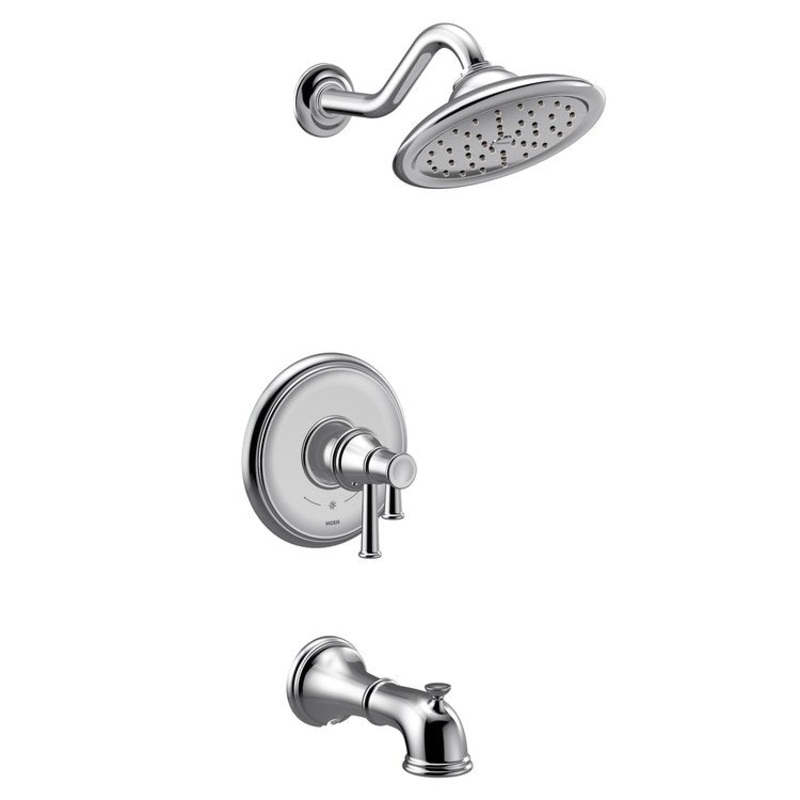 Tub and Shower Trim Belfield M-Core 4-Series 2 Lever Chrome WaterSense ADA 1.75 Gallons per Minute