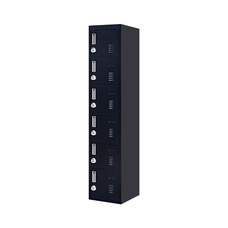 6-Door Locker for Office Gym Shed School Home Storage