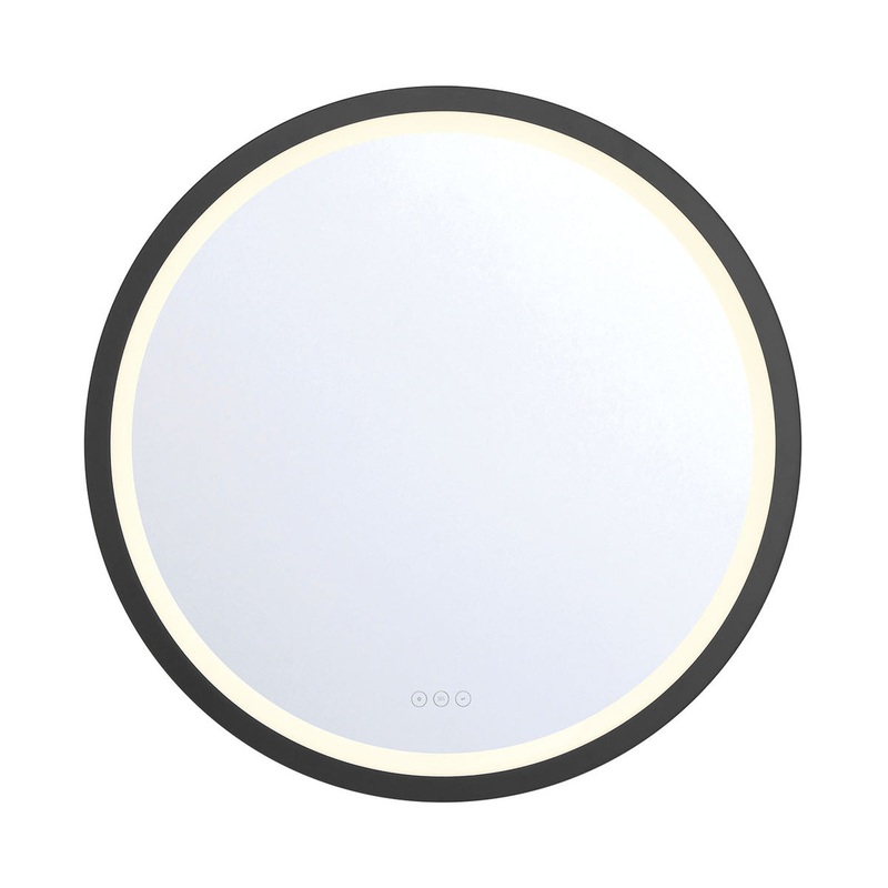 Artell 32×32″ LED Mirror Black