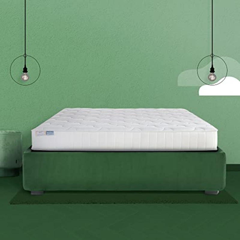 Farmarelax Materasso Memory Singolo 80×190, Altezza 20 cm, Made in Italy, Ortopedico, Alleviamento dei punti di pressione, Anallergico e Antiacaro, Top Soft Memory