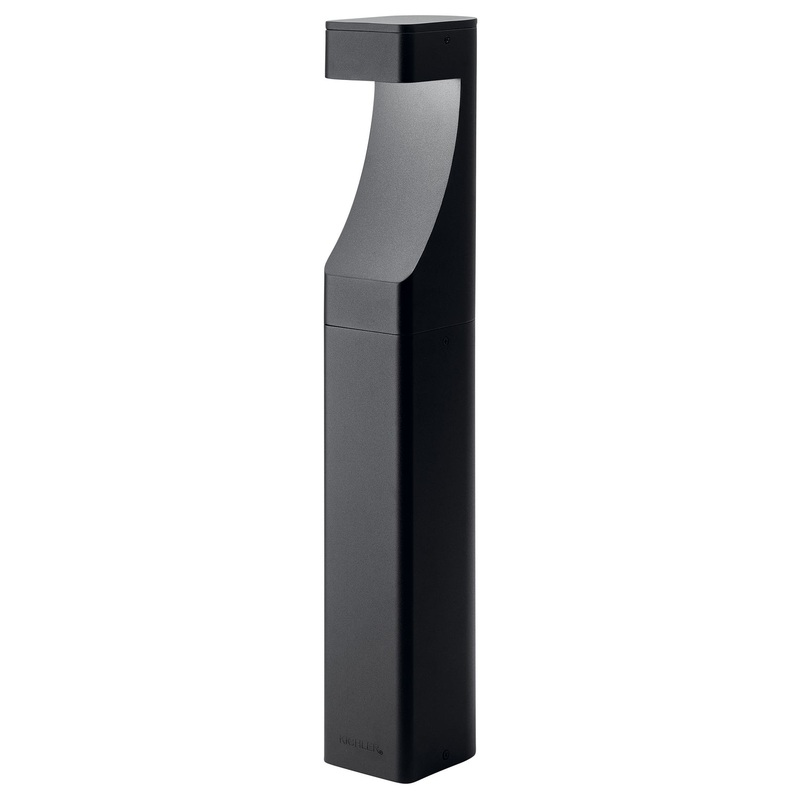 Kichler 15848BKT One Light Bollard, Textured Black