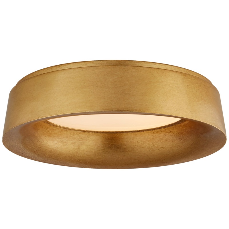 LED Flush Mount from the Halo Collection in Gild Finish by Visual Comfort Signature