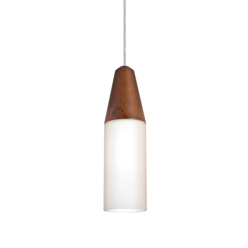 LED Pendant from the Nini Collection in Satin Nickel Finish by Besa