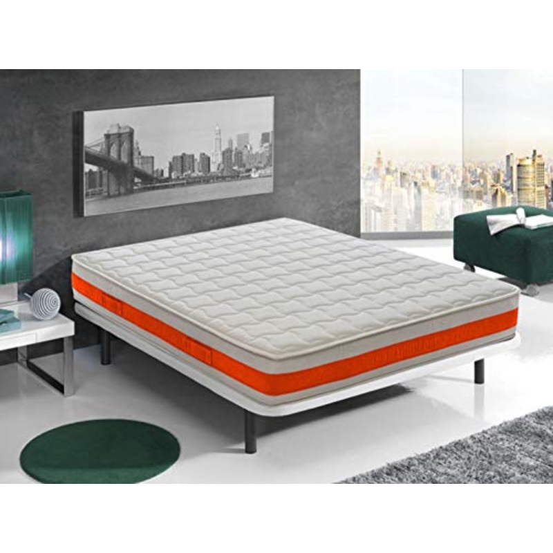 Materassiedoghe – Materasso Matrimoniale Memory a 11 Zone Differenziate MOD. Eolie MyMemory Ortopedico Certificato Presidio Medico Classe I con DETRAZIONE FISCALE – (160X190)