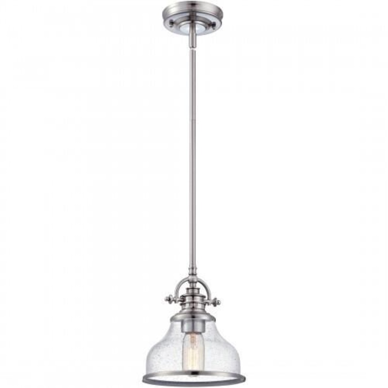 Quoizel GRTS1508BN Grant Mini pendant 1 light brushed nickel Mini Pendant