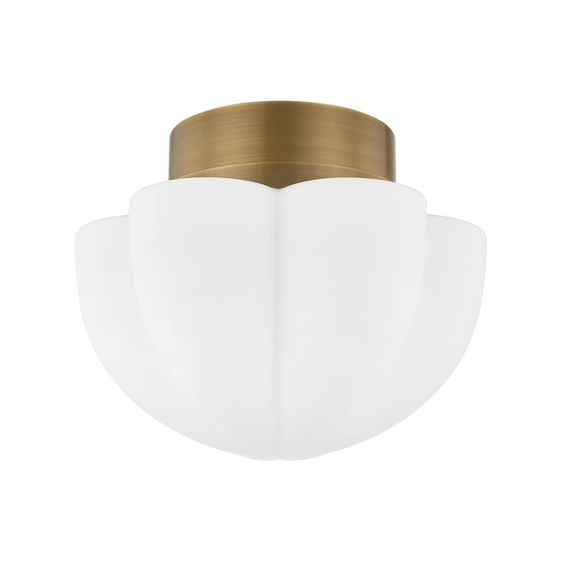 Seabrook 1-Light Flush Mount Historic Bronze