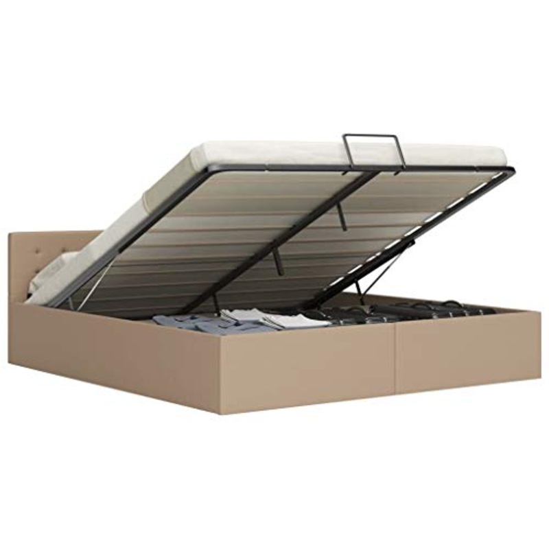 SKM Giroletto Idraulico Cappuccino Similpelle 160x200cm