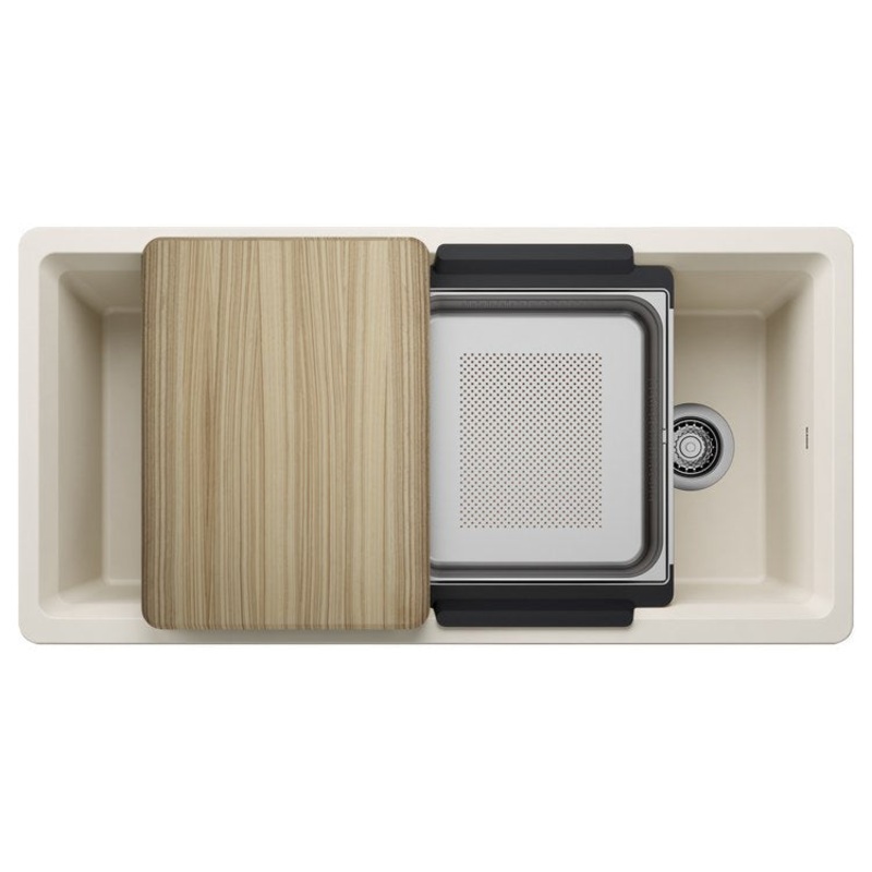 Workstation Inteos 39 Inch Soft White Silgranit