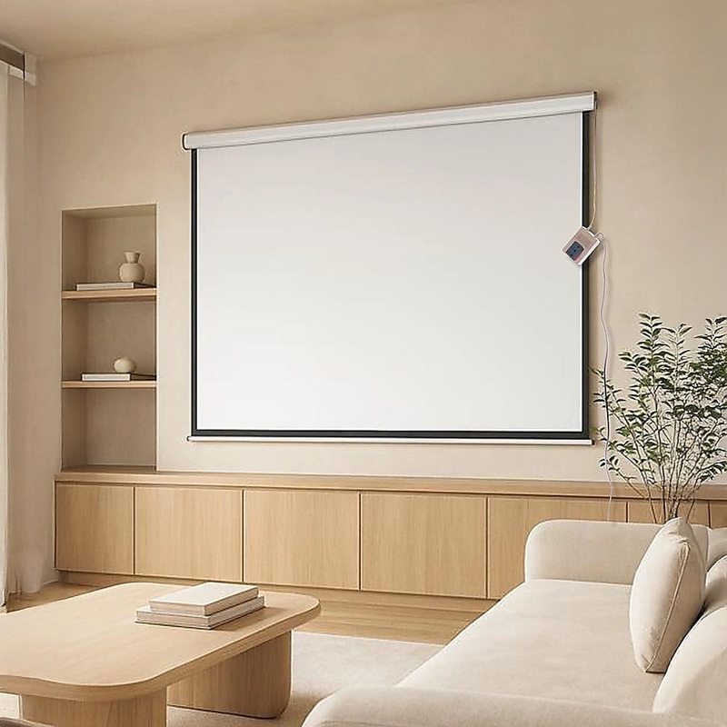 150″ Electric Motorised Projector Screen TV +Remote