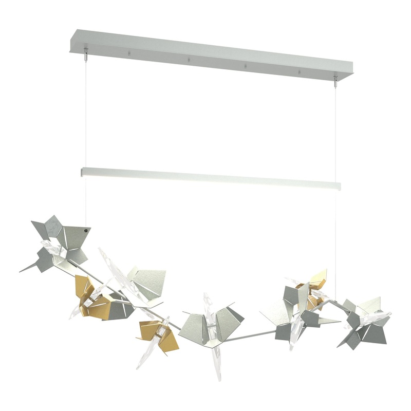 Belladonna LED Pendant Vintage Platinum Modern Brass