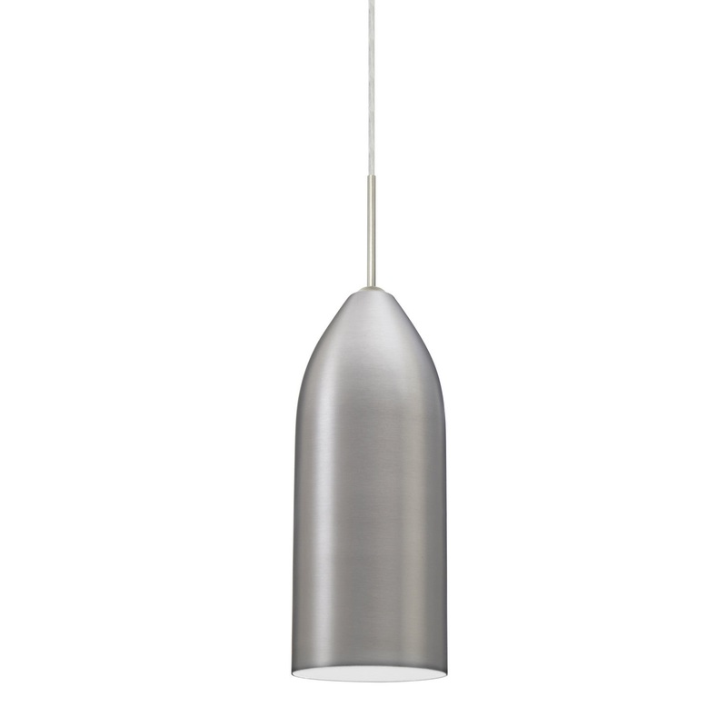Besa 1JT-LINDWH-SN Lindy One Light Pendant Satin Nickel