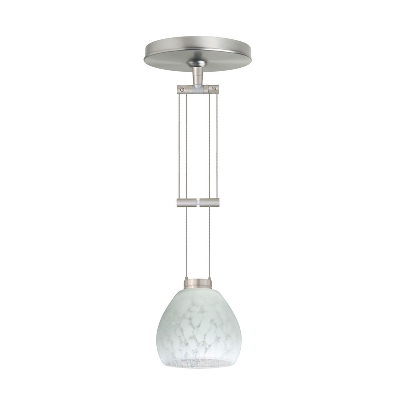 Besa 1XA-560519-SN Tay Tay One Light Pendant Satin Nickel