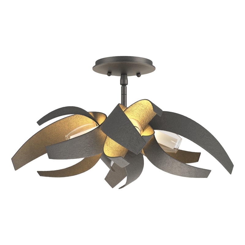 Corona Semi-Flush Natural Iron