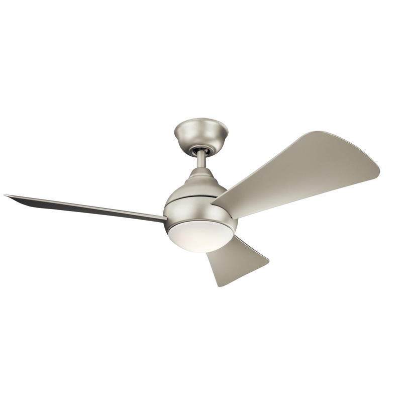 Kichler 330151NI 44″ Ceiling Fan, Brushed Nickel