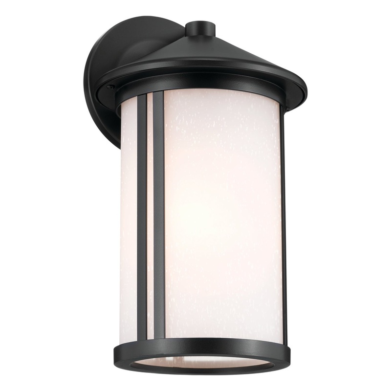 Kichler 59099BK One Light Outdoor Wall Mount, Black