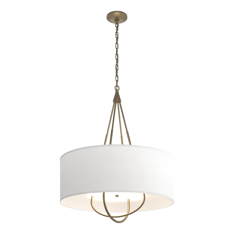 Loop Pendant Soft Gold Soft Gold Natural Anna Shade (SF)
