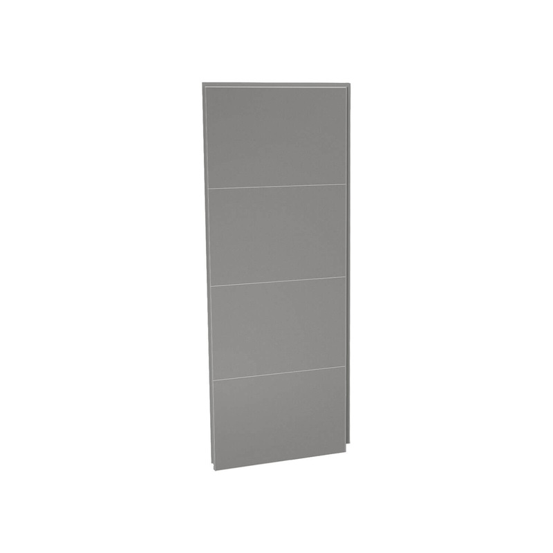 MAAX 103419-306-514 Utile 32 in. Composite Direct-to-Stud Side Wall in Erosion Pebble grey