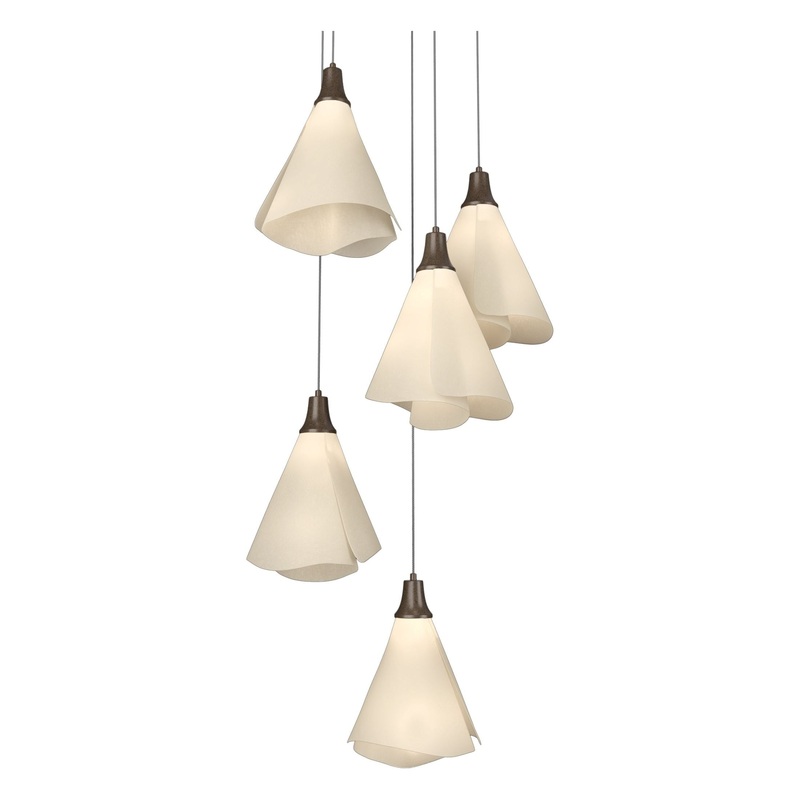 Mobius 5-Light Pendant Bronze