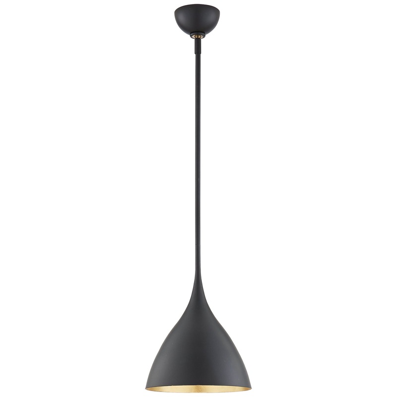 One Light Pendant from the Agnes Collection in Matte Black Finish by Visual Comfort Signature