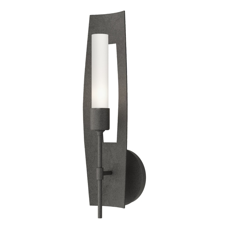 Passage 1-Light Sconce Natural Iron Frosted Glass (FD)