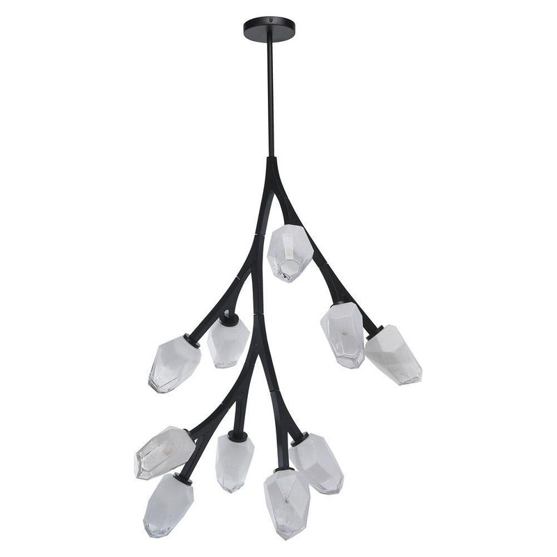 Soho 10-Light Chandelier Black