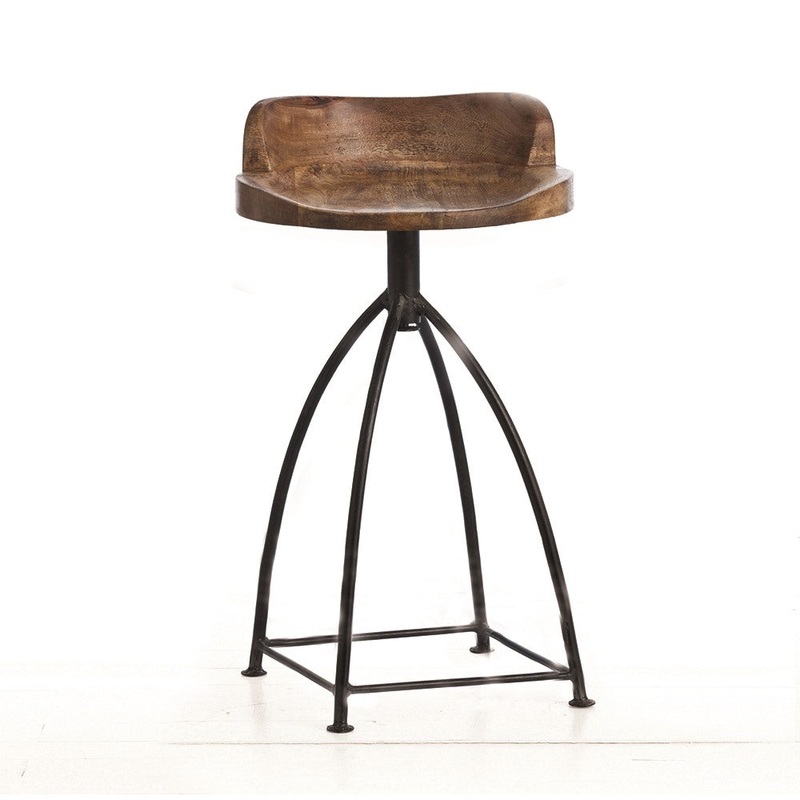Arteriors 6535 Henson Stool Sandblast Antique Wax
