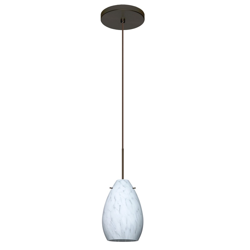 Besa 1XT-171319-BR Pera One Light Pendant Bronze