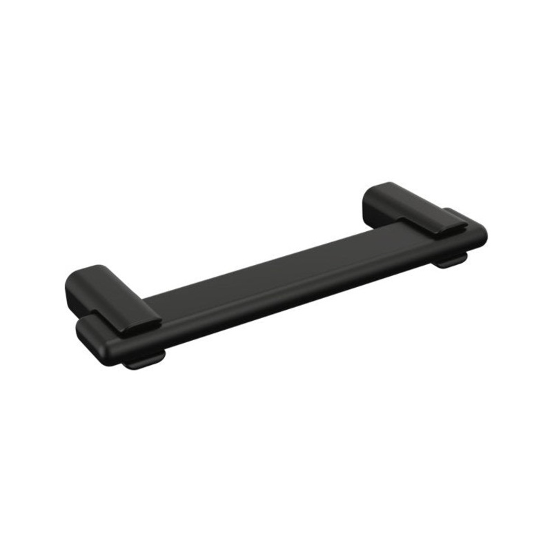 Drawer Pull Allaria Matte Black Zinc 4 Inch 5 Inch