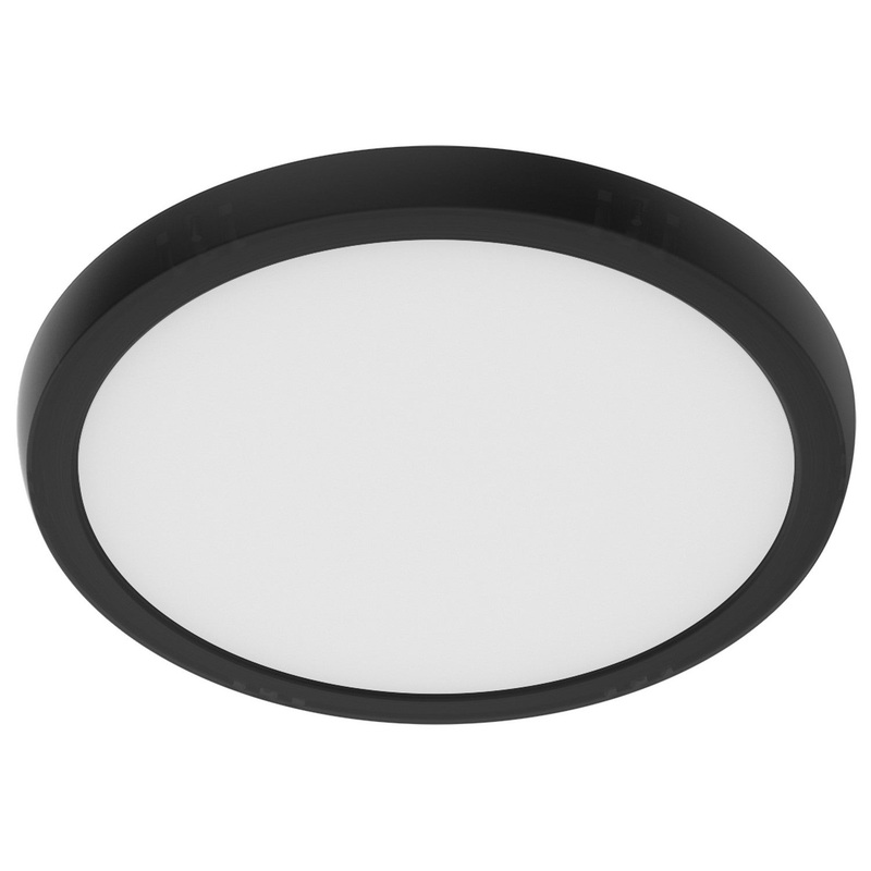 LED Flush Mount in Black Finish by Nuvo Lighting