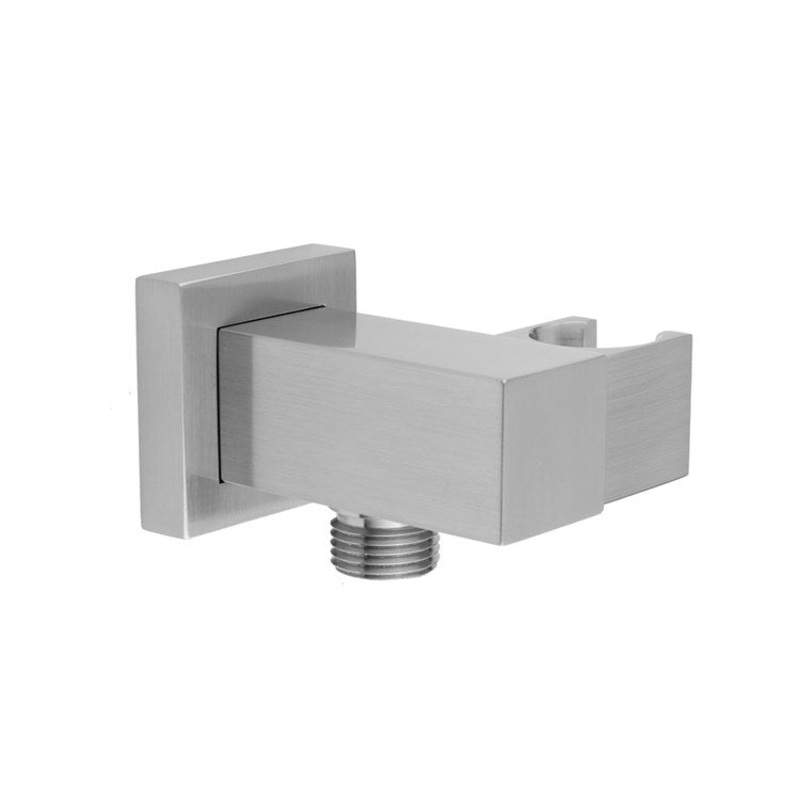 Supply Elbow Cubix Water with Adjustable Handshower Holder Satin Brass for Any Style Handshower