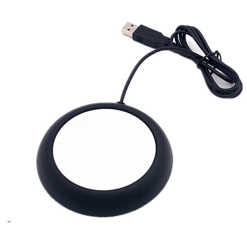USB Cup Warmer – Black Electric Beverage Warmer for Desk, Office and Home