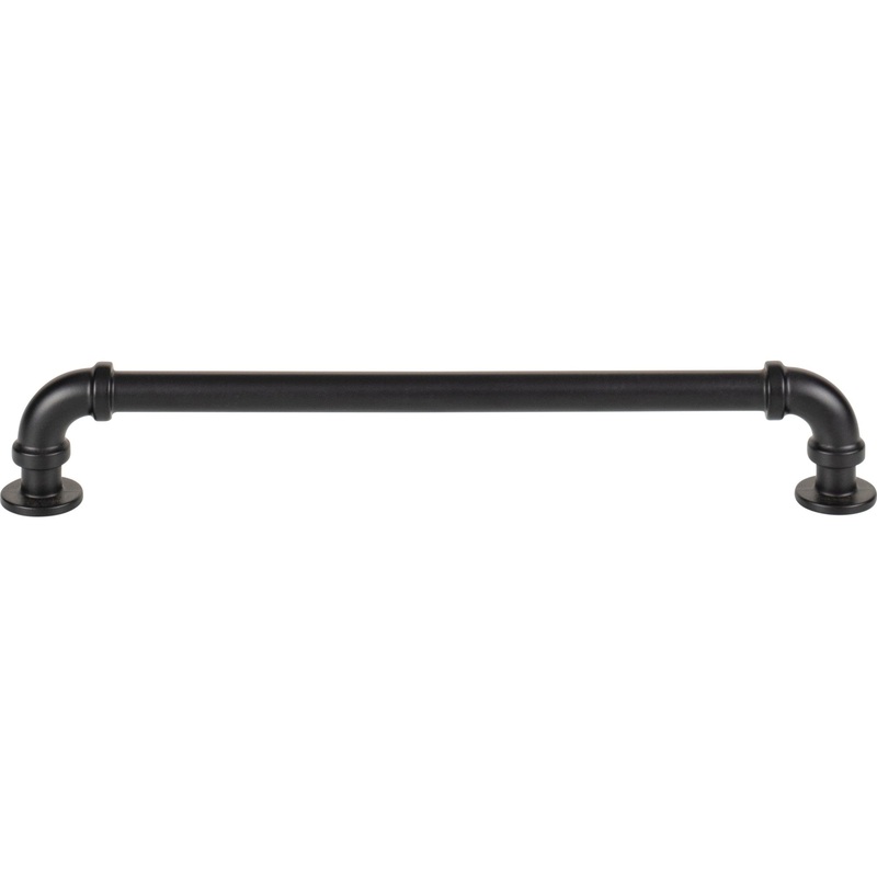 Atlas Homewares Steam Punk Pull 7 9/16 Inch (c-c) Matte Black