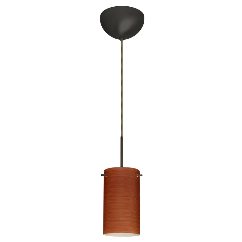 Besa 1BC-4404CH-BR Stilo One Light Pendant Bronze