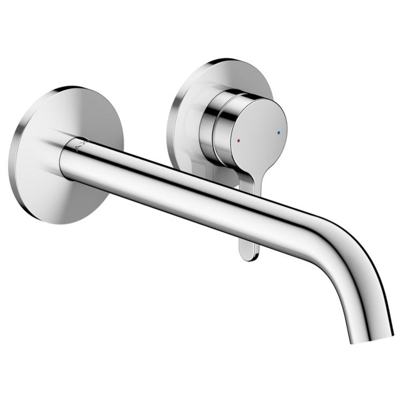 Faucet Trim One Mini Widespread 1 Lever Chrome WaterSense ADA 1.2 Gallons per Minute