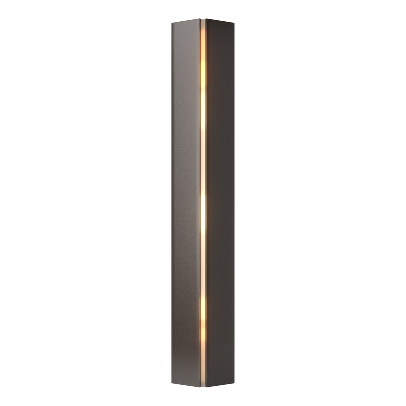 Gallery Small Sconce Oil Rubbed Bronze Ivory Art Glass (CC)