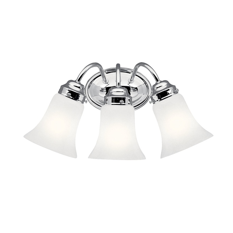 Kichler 6123CH Three Light Bath, Chrome