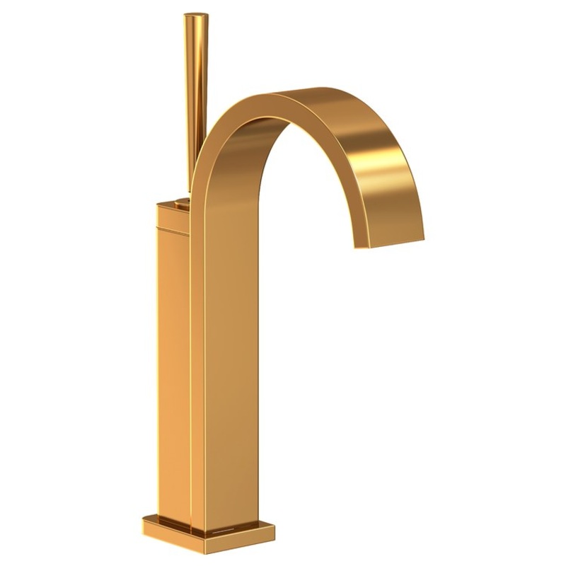 Lavatory Faucet Secant 1 Lever ADA Aged Brass 1.2 Gallons per Minute Brass Spout Height 7-2/5 Inch