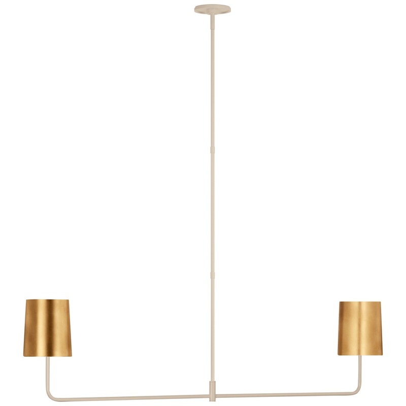LED Chandelier from the Go Lightly Collection in China White Finish by Visual Comfort Signature