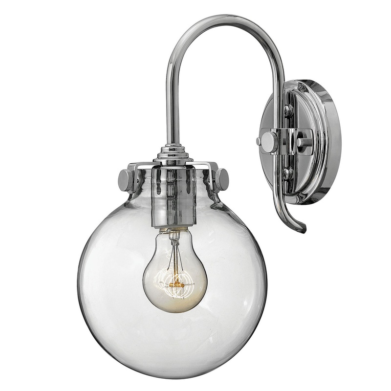LED Wall Sconce from the Congress Collection in Chrome Finish by Hinkley