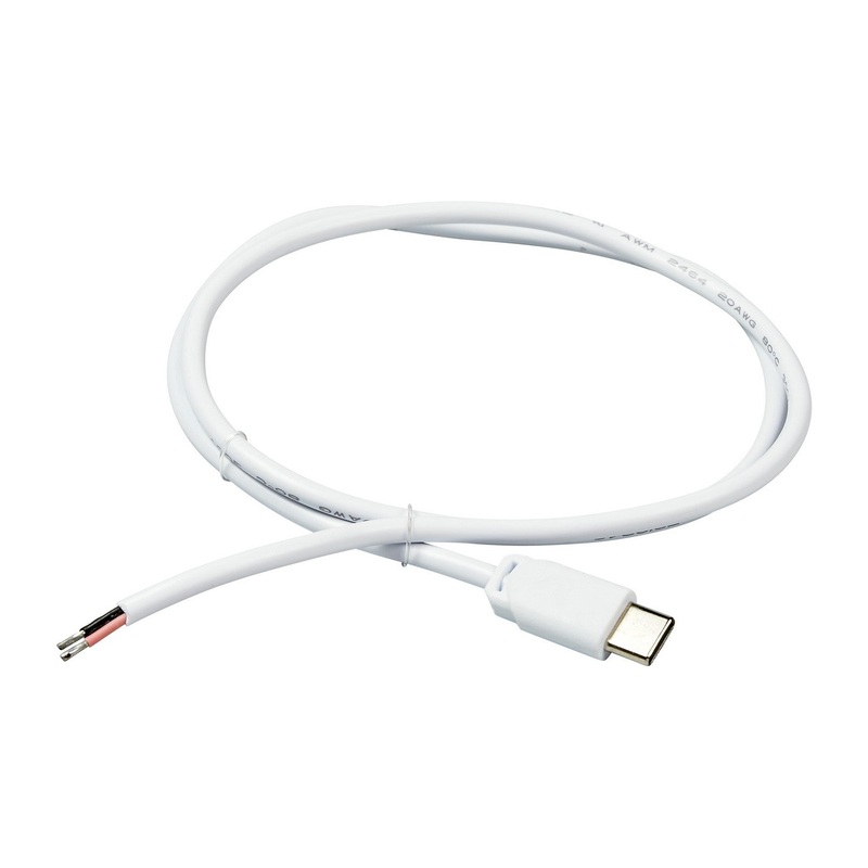 Power Cord from the Disk Lighting Collection in White Finish by Generation Lighting.